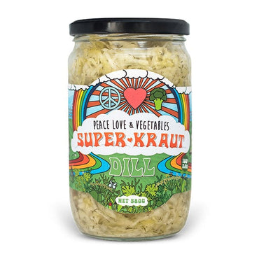 Peace Love and Vegetables Dill SuperKraut  580g